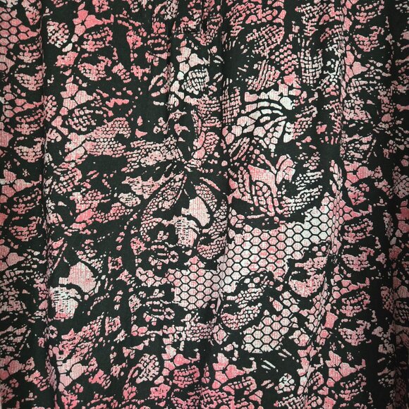 JUNAROSE Pink & Black Patterned  Top 24 - Picture 2 of 7